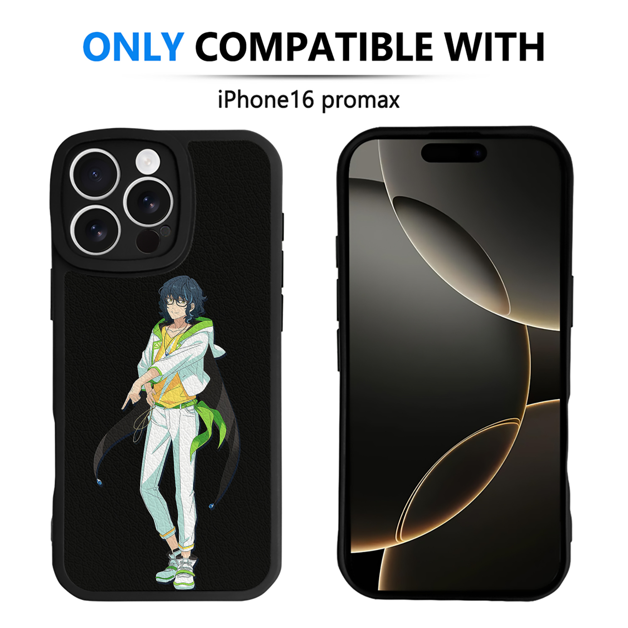 （画像用） あんさんぶるスターズ! Ensemble Stars 【iPhone 16シリーズ対応】シリコンスマホケース（レザー調） 材質：シリコン